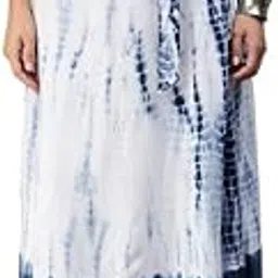 de moza Womens Rayon Printed Skirt Indigo-picture-37