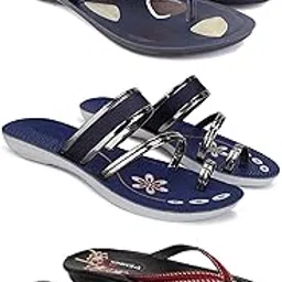 Women's Comfortable Sandal,Casual Lightweight Sandal for Everyday Wear | (COMBO-3)-1973-1945-O18-picture-24