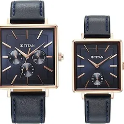 titan Bandhan Black Dial Quartz Multifunction Leather Strap Watch for Couple-NS9400594205WL01P-picture-52