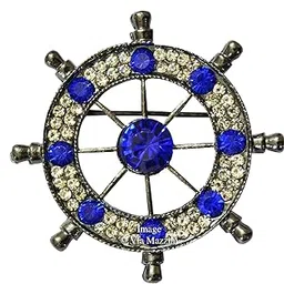 via mazzini Famous David Beckham Inspired Rudder Brooch for Men and Women-picture-31