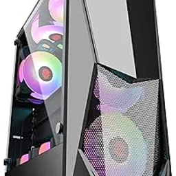 Artis G8306 Computer Gaming Cabinet Support ATX, Micro ATX Motherboard, 2 x 120mm RGB Fan with Sturdy Built Quality-picture-16