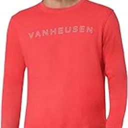 van heusen Men Polycotton Round Neck Print Full Sleeve Regular Fit Sweatshirt | Everyday Essential | Loungewear and Casual Look image 1