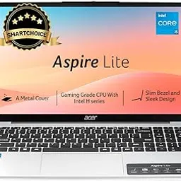 Acer SmartChoice Aspire Lite, 12th Gen, Intel Core i5-12450H Processor, Full HD IPS, 15.6"/39.62 cm, 16 GB RAM, 1TB SSD, Windows 11 Home, MSO, 1.70 kg, AL15-52H, Backlit Keyboard-image-0