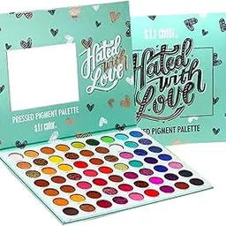 M.S® TRADERS Color 63 Color Shimmery Finish Pressed Pigment Eyeshadow Palette-picture-39