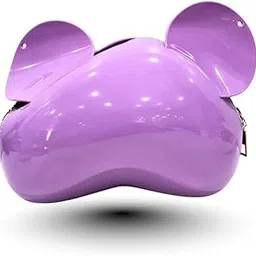 katty mao my first best friend Glossy Cartoon Mouse Ear Handbag � Shoulder Sling Purse for Girls, Cute Mini Bag, Multicolor, Lightweight, Zipper Closure, Casual & Party by katty mao-picture-48