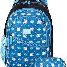 the clownfish Polyester Brainbox Series Printed 30 Litre School Backpack With Pencil/Stationery Pouch Front Cross Zip Pocket Daypack Picnic Bag For School Going Boys & Girls Age 8-10Y-picture-53
