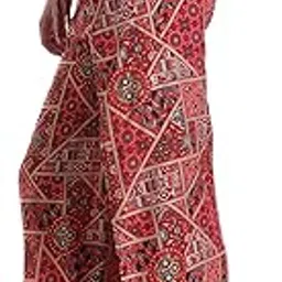 Lalaji Garments Women’s High-Rise Printed Pure Cotton Wrap-Around Palazzo Pants | Ankle-Length, Front & Back Ties, Non-Openable Sides, Free Size, Cotton Fabric-image-54