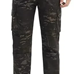mountmiller Men's Camouflage Printed Army Ripstop Tactical Cargo Pants Multi-Pocket | UV Protective | Abrasion-Resistant | Ideal for Outdoor, Hiking & Trekking-picture-12