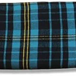 ruby fabrics linings Men's Unstitched Navy Blue Checkered Flannel Plaid Fabric For Shirt (1.5 Meter Fabric For Full Slevee Shirt)-picture-18