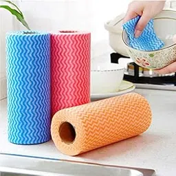 Kitchen Towels Rolls Tissue Paper Rolls Towel For Wipes & Cleaning Home Napkins Reusable Paper Towel Tissue Rolls Origami Paper Washable & Reusable Multi purpose 2 Ply Tissues Pack of 3 (240 Sheets)-picture-11
