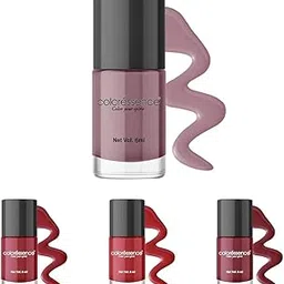 Coloressence Cute Coats Long Lasting Nail Paint | Chip Resistant | Quick Dry | One Swipe Application | Toxin Free nail kit combos (Pack of 4)-picture-22