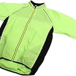 tuore Outdoor Sport Coat, Road Biking Coat Full Zip Breathable Net Elastic Shrinkage Design Wear Comfortably Green Waterproof Fabric for Running Sports (L)-picture-29