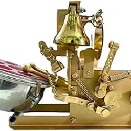 Drumstone (𝟏𝟔 𝐘𝐄𝐀𝐑 𝐖𝐀𝐑𝐑𝐀𝐍𝐓𝐘) Fully Automatic Electric Aarti Machine – Nagara Sound Copper Bells, Dholak for Home Temple, Adjustable Rhythm Electric Temple Device for Daily Pooja & Bhajan-picture-22