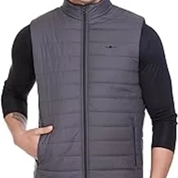 rare times Winter Sleeveless Jacket for Men | Bomber Jacket Mens | Quilted standard length Puffer Jacket | Sleeveless Mens Jacket-picture-19
