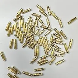 Priya Beads Barrel Clasps for Jewelry Making, Necklace Locks- 50 pcs (Gold) Pendant Hooks-picture-31