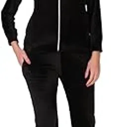 FNOCKS Regular Fit Velvet Track Suit for Women | Stylish Velvet Winter Wear Night Suit with Pockets | Ladies Track Suit for Sports Wear, Nightwear,-picture-23