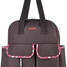 SAZ DEKOR® 6 pcs Mummy Bags Baby Nappy Diaper Changing Bag Bottle Holder Handbag Brown|Baby Toy |Talking Toy |Dancing Toy|Toddler Infant Hat|-image-26