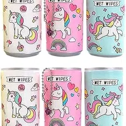 Stylie Modern Alternatives Unicorn Wet Wipes Face Tissue, Compressed Wet Tissue, Face Cleaning Wipes, Multipurpose Wet Tissue, Portable Tin Box, Unicorn Wet Wipes Face Tissue for kids, Pack of 6-picture-35