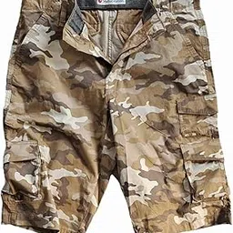hallucination 8 Pockets Cargo Shorts for Men Knee Length Premium Cotton Blend Fabric Plus Size Also Export Quality Stitching Comfy Style Pants-picture-17