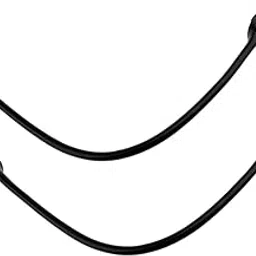 MYADDICTION 2x2 Pieces Genuine Leather Handbag Bag Strap Detachable Replacement 58cm Black-picture-48