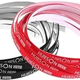 THE STYLE SUTRA 20 Pieces Table Tennis Paddle Ping Pong Racket Edge Tape Bat Side Tape Sponge Protector | 20 Pieces Edge Tape (10 Red + 10 Black),-image-67