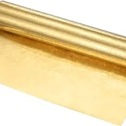 M METERXITY Brass Sheet Roll, 39"x 8"x 0.0008"(LxWxT) Metal Foil Plate, Hardware Brass Plate, Brass Foil Roll for Crafts/Electrical Repairs/DIY Projects/Grounding-image-4
