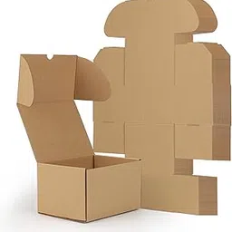 RLAVBL 7x5x4 Small Shipping Boxes Set of 40, Brown Corrugated Cardboard Mailer Box for Packing, Mailing, Business-picture-33