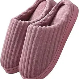shoemusq Winter Warm Plush Slippers for Men & Women | Soft Furry Indoor House Sliders | Non-Slip Cozy Room & Carpet Slippers | Stylish Bedroom Flip-Flops (1 Pair, Size- 4 to 10)-picture-17