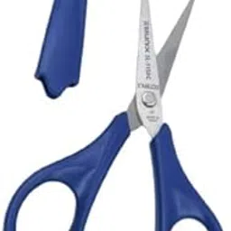 Munix SL-1150C 128 mm / 5" Stainless Steel Scissors | Pointed Tip with Shock Proof Body | Ergonomic & Soft Handles for Easy Handling | Dark Blue, Pack of 2 - Color May Vary-picture-16