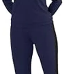 Cotton Blend Styled With Front Taped Tracksuit | Co-ord Set For Women| Active Wear Suit Set For Women-image-81