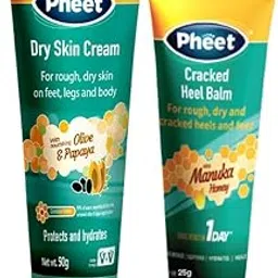 Pheet Dry Skin Cream 50g With Pheet Cracked Heel Balm 25g-picture-54