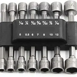 COSKIRA 14 Pcs Power Nut Driver Drill Bit Set, 1/4” Hex Socket Adapter Bolt Drivers Repairing Tool Kit, Suitable for Quicker Change, Electric Screwdriver, Hand Drill, Pneumatic Drill, Lithium Drill-picture-10