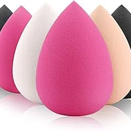 ASZTRIK Colorbar Blend-itude beauty sponge-Spicy Pink II Easy to clean, maintain & store II latex-free sponge II Suitable for Sensitive Skin PACK OF 6-picture-26