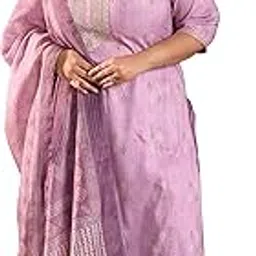 extra love by libas Women's Silk Blend Kurta Set image 1