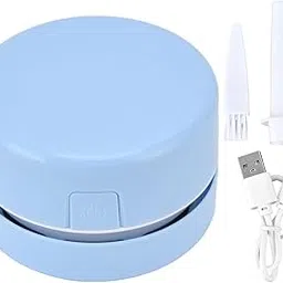 Portable Mini Dust Collector, Desktop Dust Collector, Desktop Dust Cleaner, USB Charging, Dust Collector Cleaner for Office and Household (Blue)-picture-20