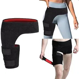 Ortho Wrap Hip Brace - Adjustable Compression Support for Hip, Groin, and Thigh Pain Relief - Fits Men and Women, Left or Right Leg-picture-20