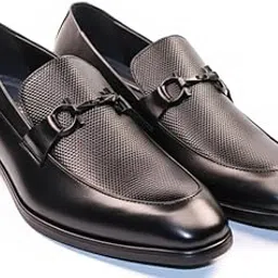 lucca italy Genuine Leather Loafers Men, Metal Buckle Detail, Classic, Formal Dress, Casual Wear, Party, Wedding Shoes for Mens, Premium Genuine Leather Loafers-picture-24