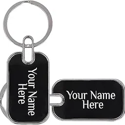 felstar Customised Name Engraved Premium Metal Key Chain | Mirror Finish Personalized Keychain for Doctors, CA, Advocates, Home, Car, Bike & More | Ideal Custom Gift-picture-51