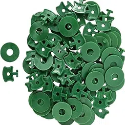 CALANDIS 200x PVC Greenhouse Clips Washer Set Twist Clamp for Bird-Proof Net | | Garden Structures & Shade-image-3