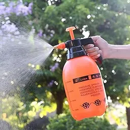 Garden Pressure Sprayer, 2 Litre Capacity, Hand Pump Bottle with Adjustable Nozzle, Orange-picture-42