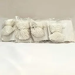 Sri Sainath Enterprise Original Cotton VATTULU/Pack of 365 Each / 4 Packs/Cotton Wicks.-picture-10