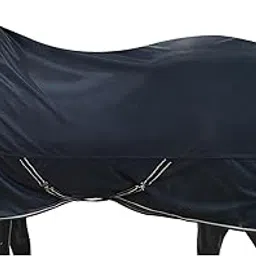 BARN & STABLE Breathable and Tear-Resistant Horse Fly Sheet with UV Protection Equine Summer Sheet Horse Fly Blanket with Removable Web Leg Straps-image-0