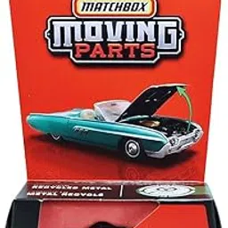 Hot Wheels Match Box Moving Parts 1963 Ford Thunderbird for 3 Years & Above (Blue)-image-25