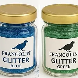 Francolin Glitter | Blue & Green | Resin Art | Glitter – Shimmer for Epoxy, Tumblers, Slime & Nail Art – Cosmetic Grade – 20gx2 image 1