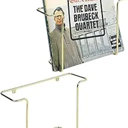 INDIAN DECOR 25014 Modern Chrome Plated Metal Wire Wall Mounted Vinyl LP Record Storage Holder, Album Display Rack, Set of 2-picture-22