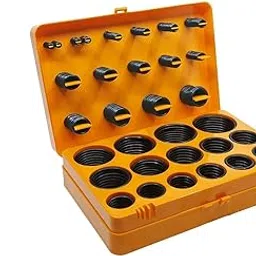 Kesaria 5B Nitrile O-Ring Repair Kit – 382 Pieces, 30 Sizes | Oil-Resistant Rubber Rings for Plumbing, Automotive, Mechanical Use | Reusable Storage Box Included-picture-26
