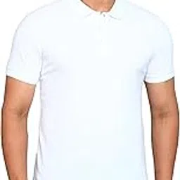 AAJ Polo T Shirt for Men Cotton Regular Fit Solid Half Sleeve-picture-26