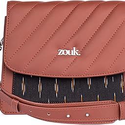 zouk Vegan Leather Flap Closure Beyond Basic Sling Bag For Women's Girls-picture-27