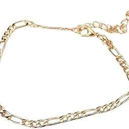carl vinson Women’s Simple Versatile Metal Chain Stylish Lightweight Anklet | Gold-picture-50