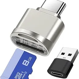 Mepsies USB C to SD Card Reader, Type C TF Memory Card Reader with USB C to USB Adapter, Compact and Portable, Compatible with Laptops, MacBook, Galaxy Phones and More-picture-23